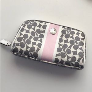 Coach makeup bag